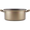 imageAnolon Advanced Home HardAnodized Nonstick Two Step Meal Set 5 Qt Dutch Oven ampamp 10quot Everything Pan Lid Bronze2Piece Cookware Set 5 Quart  10 Inch