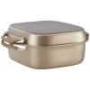imageAnolon Advanced Home HardAnodized Nonstick Two Step Meal Set 5 Qt Dutch Oven ampamp 10quot Everything Pan Lid Bronze7 Quarts