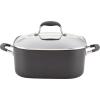 imageAnolon Advanced Hard Anodized Nonstick Casserole DishCasserole Pan with Lid  7 Quart Graphite GrayGray