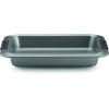 imageAnolon Advanced Nonstick Bakeware Layer Cake Pan Set with Silicone Grips 9quot Round Set of 2 BronzeGray