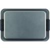 imageAnolon Advanced Nonstick Bakeware Layer Cake Pan Set with Silicone Grips 9quot Round Set of 2 BronzeGray