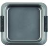 imageAnolon Advanced Nonstick Bakeware Layer Cake Pan Set with Silicone Grips 9quot Round Set of 2 BronzeGray