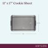 imageAnolon Advanced Nonstick Bakeware with Grips Nonstick Cookie Sheet  Baking Sheet  10 Inch x 15 Inch Gray11 x 17