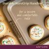 imageAnolon Bronze Nonstick Baking Sheet  Cookie Sheet  Cookie Pan with grips  11 Inch x 17 Inch BrownBronze