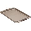 imageAnolon Bronze Nonstick Baking Sheet  Cookie Sheet  Cookie Pan with grips  11 Inch x 17 Inch BrownBronze