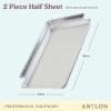 imageAnolon ProBake Aluminized Steel Bakeware Set 6 Piece  Silver2Piece Sheet Pan Set