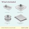 imageAnolon ProBake Aluminized Steel Bakeware Set 6 Piece  Silver6Piece Bakeware Set
