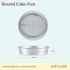 imageAnolon ProBake Aluminized Steel Baking Cake Pan Round 9 Inch  Silver9 Inch Round Cake Pan