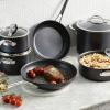 imageAnolon X CookwarePots and Pans Set 8 Piece Dark Gray10 Piece