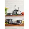 imageAnolon X CookwarePots and Pans Set 8 Piece Dark Gray12 Piece