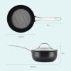 imageAnolon X CookwarePots and Pans Set 8 Piece Dark Gray25 Quarts