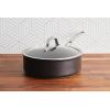 imageAnolon X Hybrid Nonstick Induction Saute Pan With Lid 35 Quart  Charcoal GraySaute Pan 35 Quart