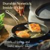 imageAnolon X Hybrid Nonstick Induction Saute Pan With Lid 35 Quart  Charcoal GraySaute Pan 4 Quart