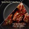 imageAnolon X Hybrid Nonstick Induction Saute Pan With Lid 35 Quart  Charcoal GraySaute Pan 4 Quart