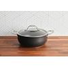imageAnolon X Hybrid Nonstick Induction Saute Pan With Lid 35 Quart  Charcoal GraySaute Pan 4 Quart
