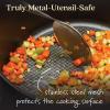 imageAnolon X Hybrid Nonstick Induction Saute Pan With Lid 35 Quart  Charcoal GraySaute Pan 4 Quart