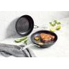imageAnolon X SearTech Aluminum Nonstick Cookware Frying Pan Set 2Piece Super Dark Gray