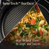 imageAnolon X SearTech Aluminum Nonstick Cookware Saucepan with Lid 3Quart Super Dark Gray