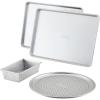 imageAnolon ProBake Aluminized Steel Bakeware Set 6 Piece  Silver4Piece Bakeware Set