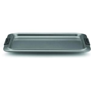 imageAnolon Advanced Nonstick Bakeware with Grips Nonstick Cookie Sheet  Baking Sheet  10 Inch x 15 Inch Gray10 x 15