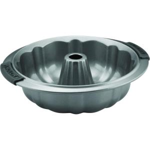 imageAnolon Advanced Nonstick Fluted Mold Baking Pan 95 Inch Gray Carbon Steel