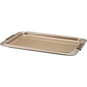 imageAnolon Bronze Nonstick Baking Sheet  Cookie Sheet  Cookie Pan with grips  11 Inch x 17 Inch BrownBronze
