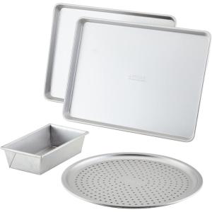 imageAnolon ProBake Aluminized Steel Bakeware Set 6 Piece  Silver4Piece Bakeware Set