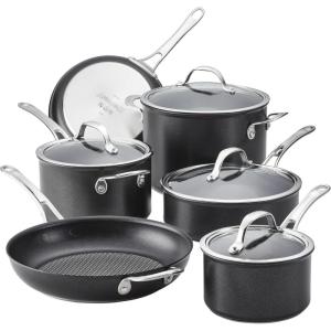 imageAnolon X CookwarePots and Pans Set 8 Piece Dark Gray10 Piece