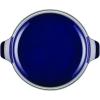 imageAnolon 51821 Vesta BraiserShort Cast Iron Dutch Oven 5 Quart Paprika RedCobalt Blue