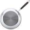imageAnolon Advanced Triply Stainless Steel Frying Pan Set  Fry Pan Set  Skillet Set  1025 Inch and 1275 Inch  SilverStainless Steel