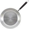 imageAnolon Advanced Triply Stainless Steel Frying Pan Set  Fry Pan Set  Skillet Set  1025 Inch and 1275 Inch  SilverStainless Steel