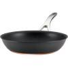imageAnolon Nouvelle Copper FryingFry PanSkillet Set 95 Inch Stainless Steel and 1025 Inch Hard Anodized NonstickSkillet Set 95  1025