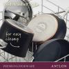 imageAnolon Nouvelle Copper Hard Anodized Nonstick WokStir Fry PanWok Pan  12 Inch Sable BrownOnyx