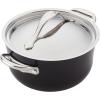 imageAnolon Nouvelle Copper Hard Anodized Nonstick WokStir Fry PanWok Pan  12 Inch Sable BrownOnyx