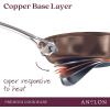 imageAnolon Nouvelle Copper Hard Anodized Nonstick WokStir Fry PanWok Pan  12 Inch Sable BrownSable