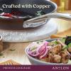 imageAnolon Nouvelle Copper Hard Anodized Nonstick WokStir Fry PanWok Pan  12 Inch Sable BrownSable