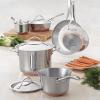 imageAnolon Nouvelle Stainless Stainless Steel Frying Pan  Fry Pan  Stainless Steel Skillet  8 Inch Silver772708 Inch