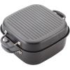 imageAnolon Advanced Hard Anodized Nonstick Grill Pan  Griddle and Roaster  11 Inch BrownGray
