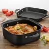 imageAnolon Advanced Hard Anodized Nonstick Grill Pan  Griddle and Roaster  11 Inch BrownGray