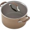 imageAnolon Advanced Home HardAnodized Nonstick 11Piece Cookware Set BronzeBronze