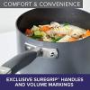 imageAnolon Advanced Home HardAnodized Nonstick 11Piece Cookware Set Moonstone