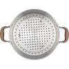 imageAnolon Advanced Umber Dutch Oven with Steamer Insert and Lid 3 Piece Light Brown