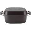 imageAnolon Advanced Hard Anodized Nonstick Grill Pan  Griddle and Roaster  11 Inch BrownGray