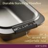 imageAnolon  54709 Anolon Advanced Nonstick BakewareBakingLoaf Pan with Grips 9 Inch x 5 Inch Gray9 Inch x 5 Inch