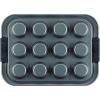imageAnolon  54710 Anolon Advanced Nonstick 12Cup Muffin Tin With Silicone Grips  Nonstick 12Cup Cupcake Tin With Silicone Grips  12 Cup GrayGray