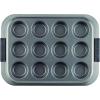 imageAnolon  54710 Anolon Advanced Nonstick 12Cup Muffin Tin With Silicone Grips  Nonstick 12Cup Cupcake Tin With Silicone Grips  12 Cup GrayGray