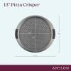 imageAnolon 2Piece Steel Crisper Pan Set 10Inch x 15Inch Graphite13Inch Round