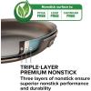 imageAnolon Advanced Hard Anodized Nonstick Roaster  Roasting Pan Set with Utensils  16 Inch x 13 Inch BrownBronze