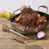 imageAnolon Advanced Hard Anodized Nonstick Roaster  Roasting Pan Set with Utensils  16 Inch x 13 Inch BrownBronze