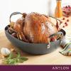 imageAnolon Advanced Home Hard Anodized Nonstick RoasterRoasting Pan with Utensils 16 Inch x 13 Inch MoonstoneDark Gray